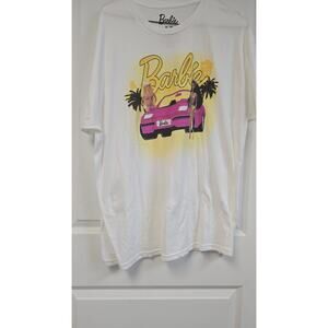 Jen8950 Barbie Vintage Graphic T-Shirt, Size Extra Large White.
